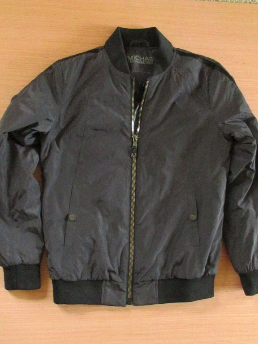 Michael Michael Kors Bomber Jacket Women’s Small Charcoal Grey